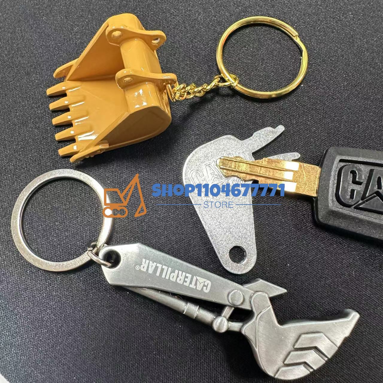 Heavy Equipment With Bucket - 5P8500 8H5306 병따개/버킷 열쇠 고리 F0002가