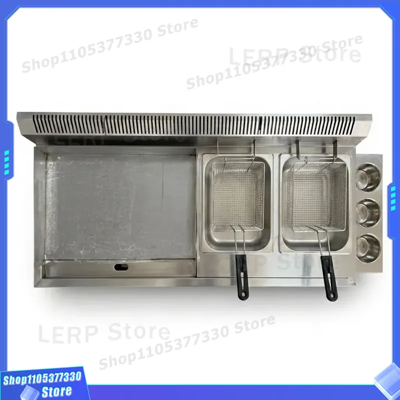 상업용 스테인리스 스틸 가스 프라이팬, 2개의 구멍이  - Heavy Equipment In Kitchen 리뷰 및 가격